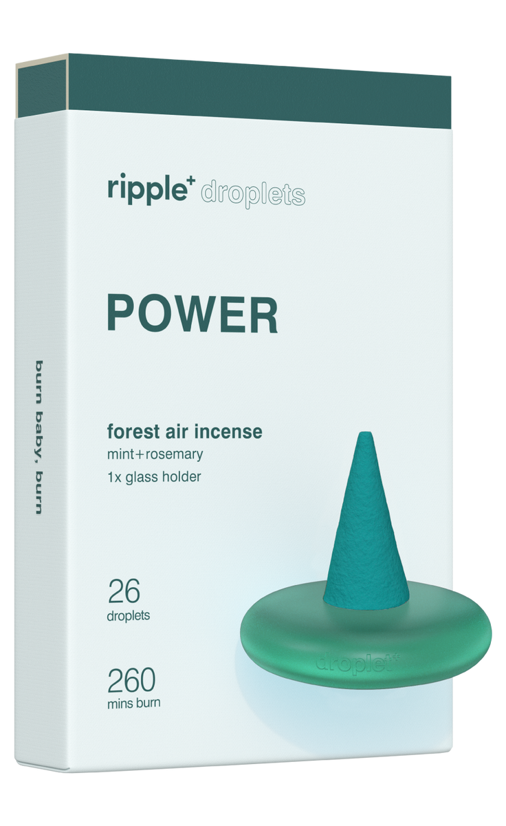 POWER Droplets - forest air aroma incense cones – therippleco